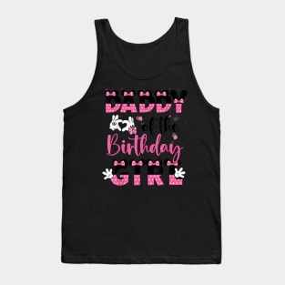 Daddy Of The Birthday Girl Mouse Family Matching Tank Top